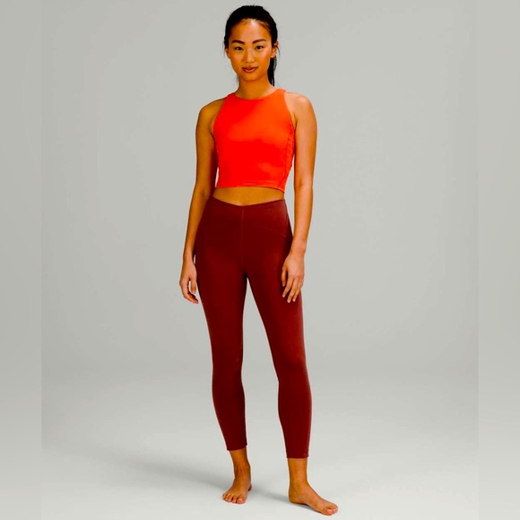 Like New! Lululemon InStill High Rise Legging 25” Size 10- Smokey Red - Picture 4 of 9